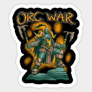 Orc War Sticker